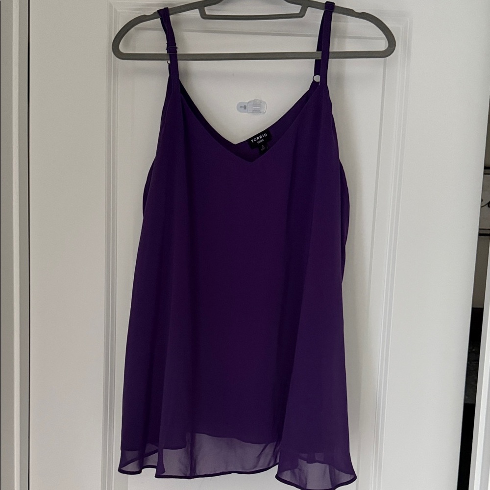 Torrid Deep Purple Sleeveless Top